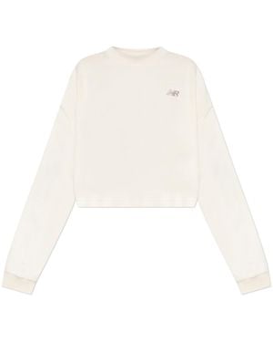 New Balance Oversized Sweatshirt - White