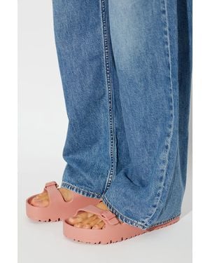 Birkenstock 'Florida Iii Eva Flex Platform' Platform Slides - Blue