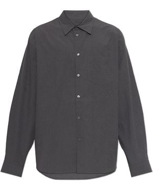 Marni Cotton Checked Shirt - Grey