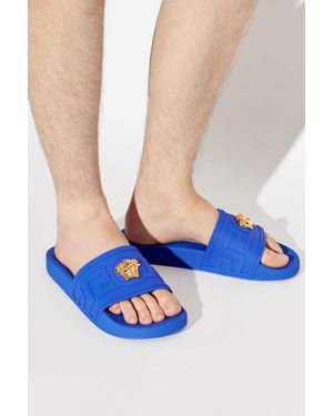 Versace Rubber Flip-Flops - Blue