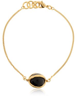Jil Sander Bracelet With A Charm - Metallic