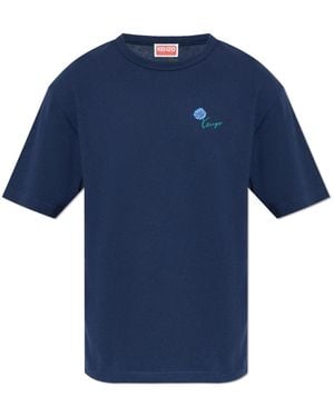 KENZO T-Shirt With Print - Blue