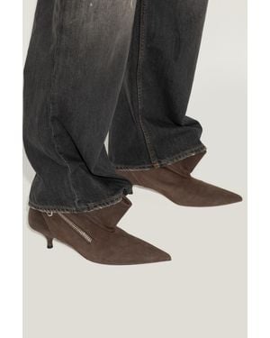 JW Anderson Leather Ankle Boots - Black