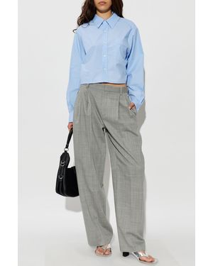 Alexander Wang Shirt With Logo - Blue