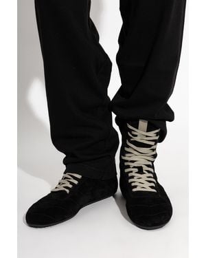 Rick Owens 'Quilted Minimal High Sneaks' Sports Shoes - Black