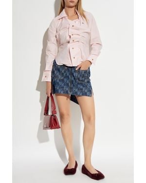 Vivienne Westwood Shirt With Logo - Blue