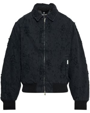 Represent Jacket With A Vintage Effect - Blue