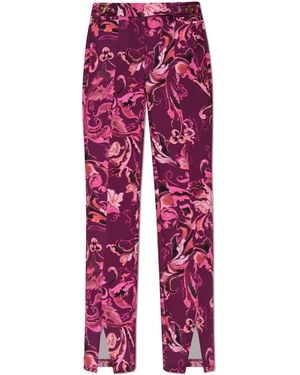Versace Jeans Couture Flared Trousers With A Slit