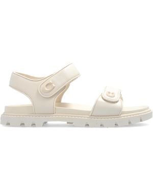 COACH Flat Sandals - White