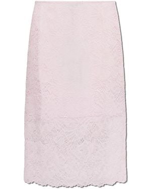 ROTATE BIRGER CHRISTENSEN Lace Skirt - Pink
