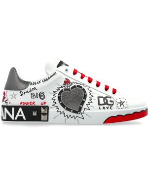 Dolce & Gabbana Portofino Sports Shoes - White