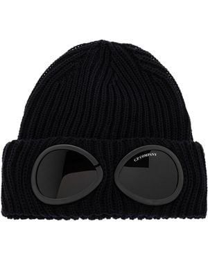 C.P. Company Wool Beanie - Black