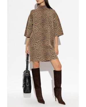 Givenchy Animal Print Dress - Natural