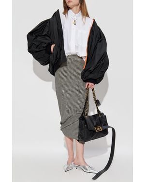 Balenciaga Draped 'Bomber' Jacket - Black