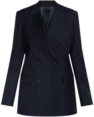Officine Generale Wool Blazer - Blue