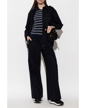 Moncler Wide-Leg Pants - Blue