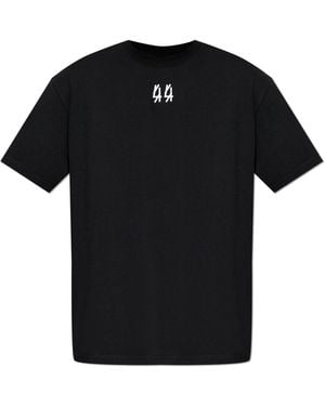 44 Label Group T-Shirt With Logo - Black