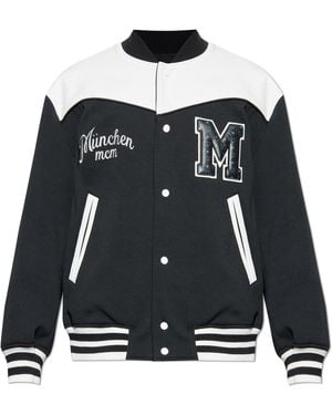 MCM Jacket With Logo - Black