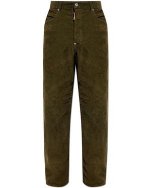 DSquared² Trousers 'Loose' - Green