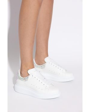 McQueen Sports Shoes With Logo - White