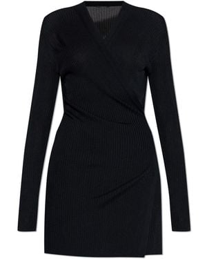 Balenciaga Wrap-Tie Cardigan - Black