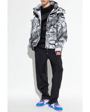 A Bathing Ape Jacket With A Detachable Hood - Black