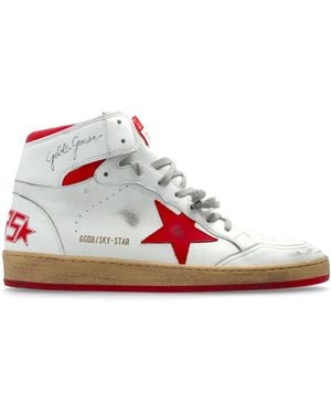 Golden Goose 'Sky Star' High-Top Trainers - Pink