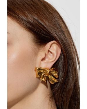 Moschino Brass Clips - Brown
