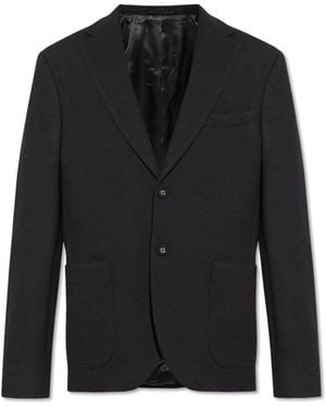 Officine Generale Blazer With Wool Finish - Black