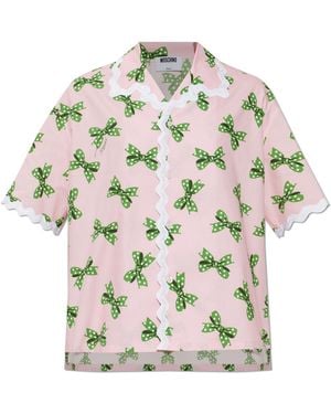 Moschino Shirt With Print - Grey