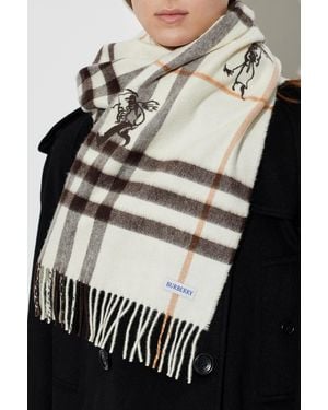 Burberry Cashmere Scarf - Black