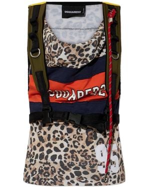 DSquared² Top With Applications - Black