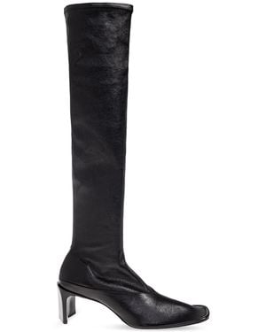 Jil Sander Leather Boots - Black