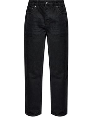 Represent Jeans With Logo - Black