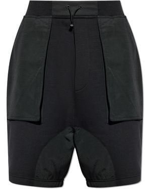 DSquared² Shorts Made From Mixed Fabrics - Grey