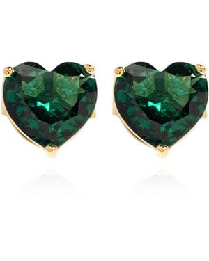 Kate Spade Brass Earrings - Green