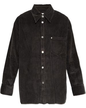 Ami Paris Corduroy Shirt - Black