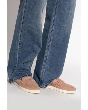 Tory Burch Suede Shoes Type 'Loafers' - Blue