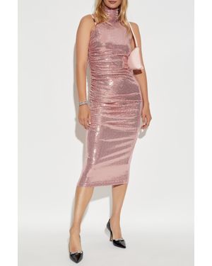 Versace Jeans Couture Dress With Logo - Pink