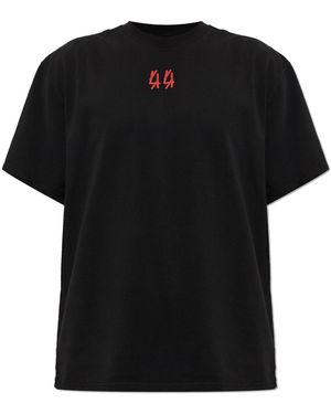 44 Label Group Printed T-Shirt - Black