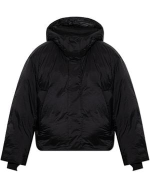 Y-3 Down Hooded Jacket - Black