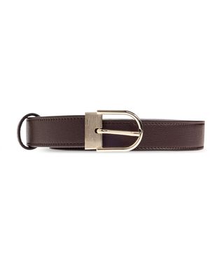 Victoria Beckham Leather Belt - Red