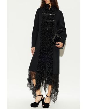 Fendi Silk Asymmetric Dress - Black