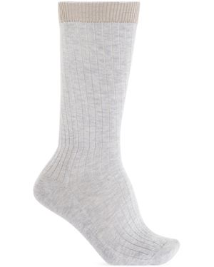 Eleventy Cotton Socks - White