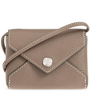 Tory Burch Card Holder Case On A Belt - Brown