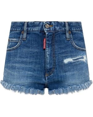 DSquared² 'Trucker' Denim Shorts - Multicolour