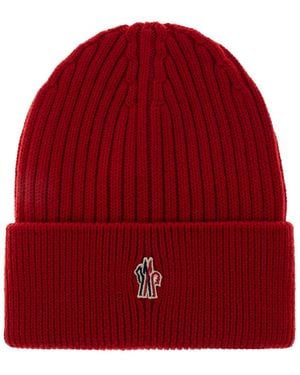 Moncler Après-Ski Beanie Hat - Red