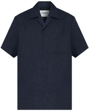 Iceberg Shirt With Pocket - Blue