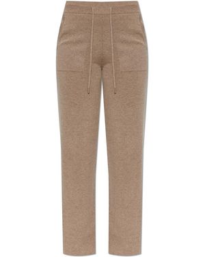 Max Mara 'Fiabe' Cashmere Pants - Natural