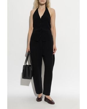 Lisa Yang 'Wrenda' Cashmere Pants - Black